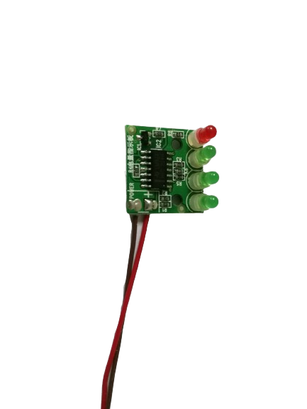 电量板 电量显示电压指示电池电量4段板载4位LED灯